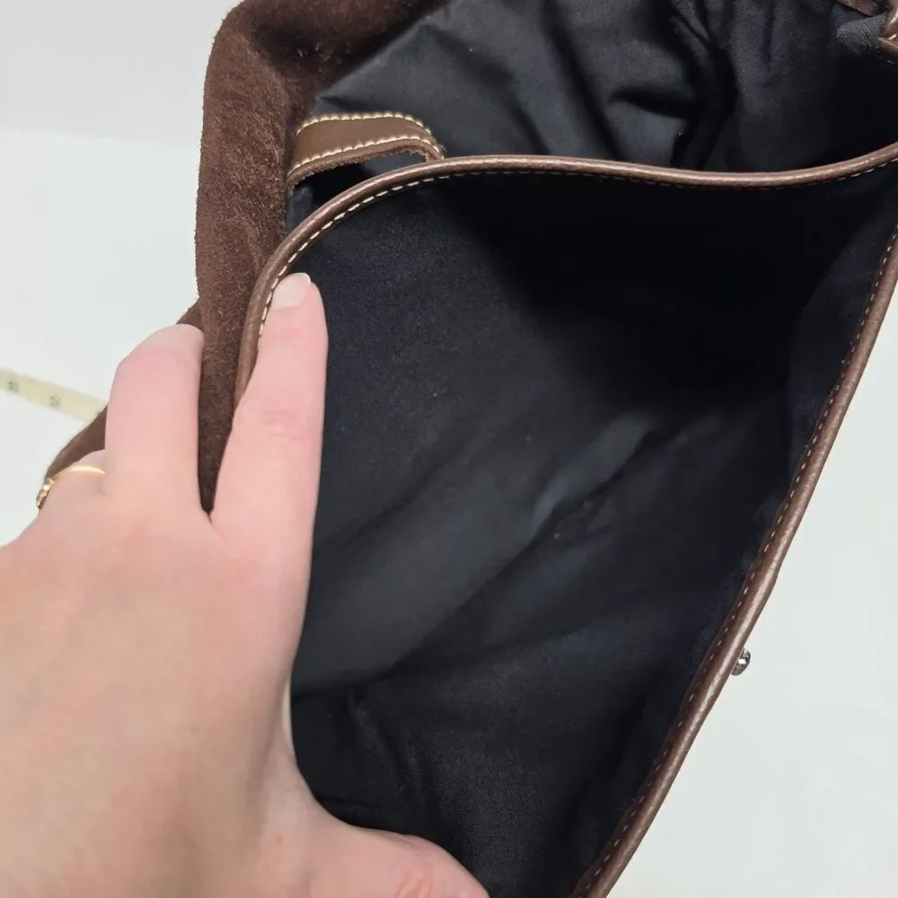 Custom Made Genuine Brown Leather Laptop Messenger Bag Handcrafted